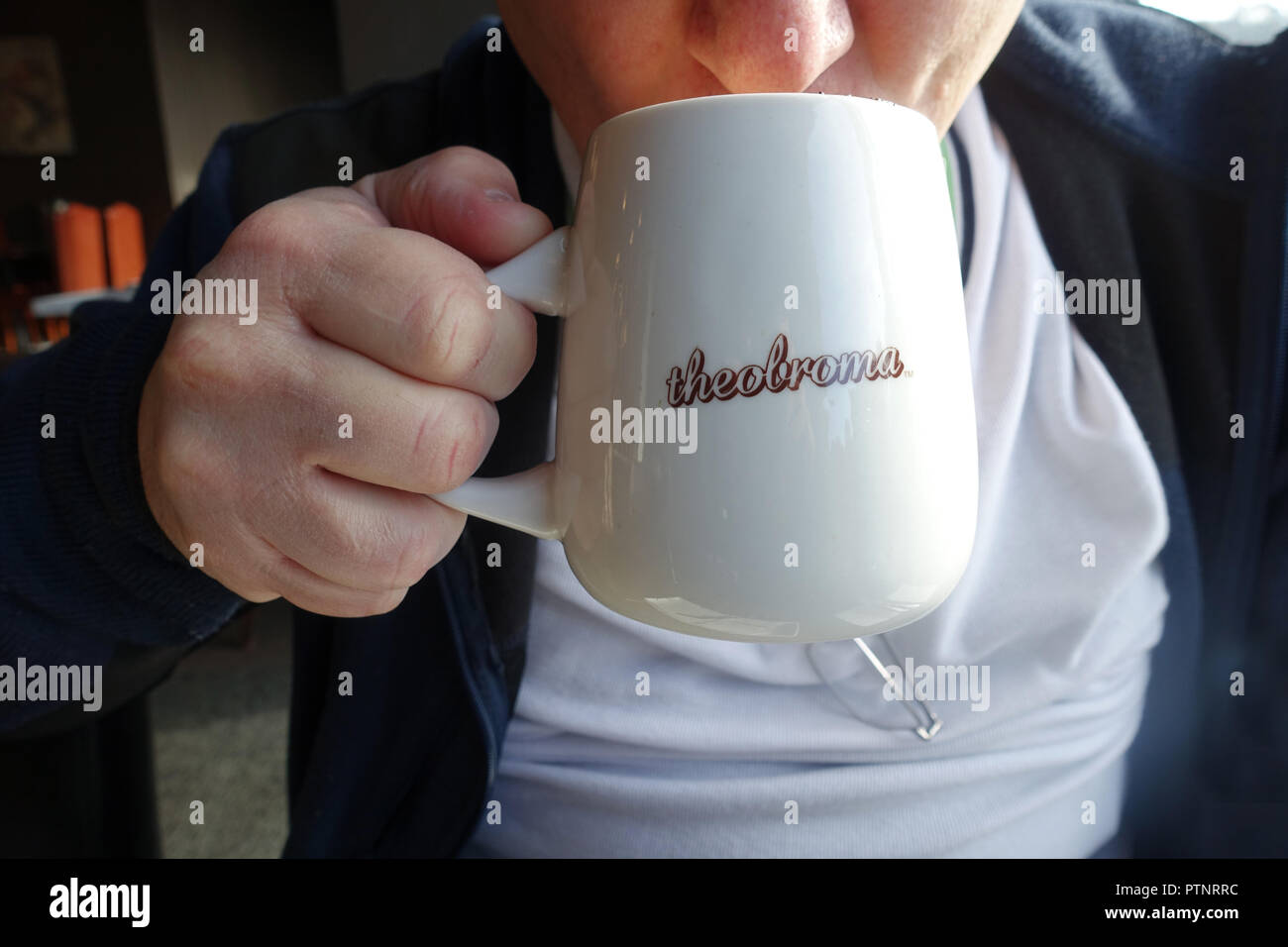 Theobroma cioccolato lounge cafe a Melbourne in Australia Foto Stock