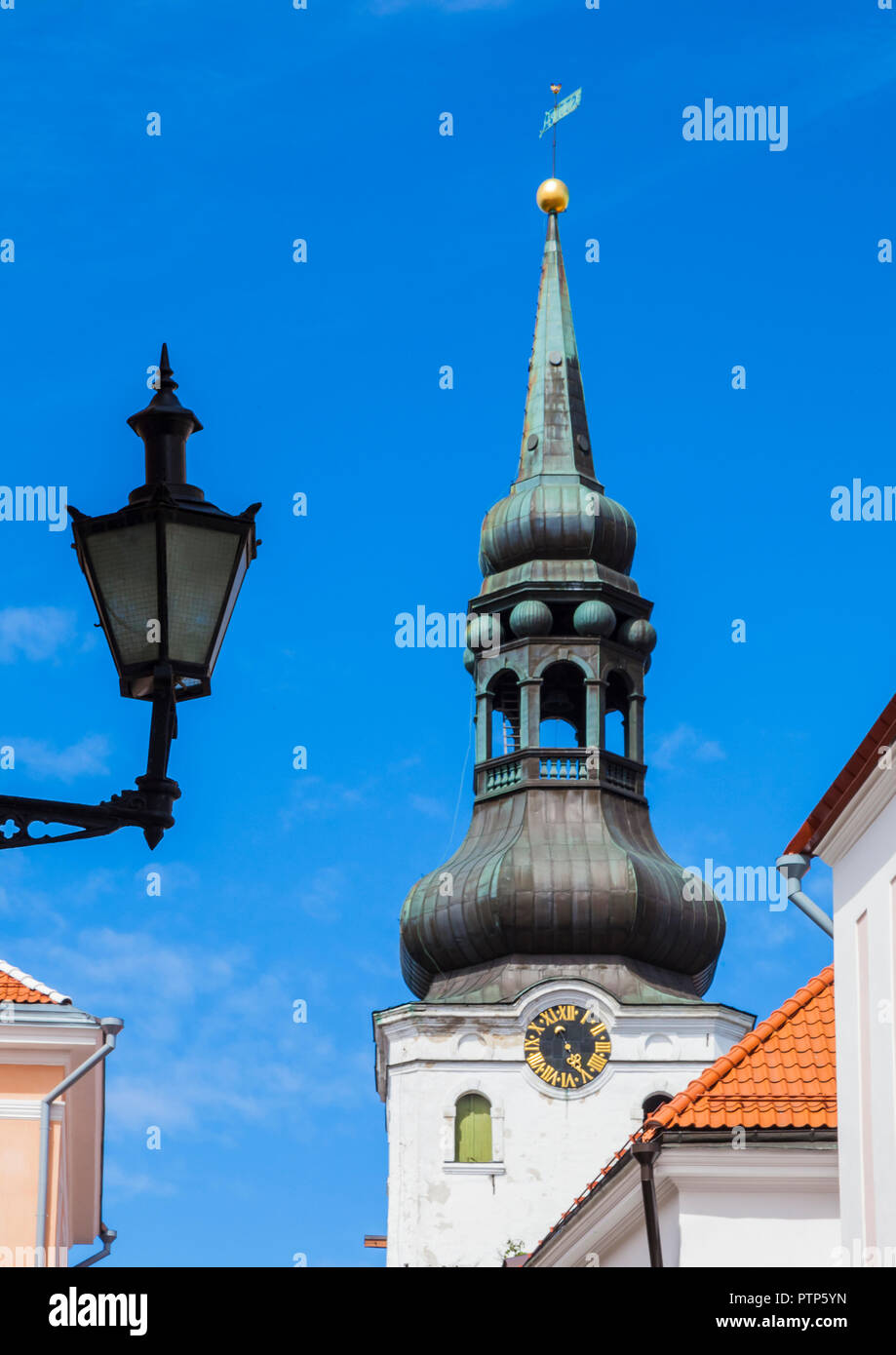 La Cattedrale di Santa Maria , noto anche come la Chiesa del Duomo, si trova sulla collina di Toompea nel centro di Tallinn, capitale dell'Estonia. Foto Stock