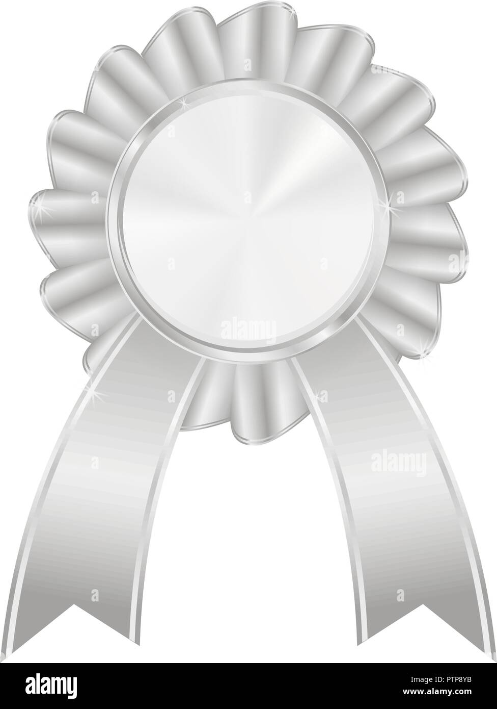 Silver Award badge Illustrazione Vettoriale