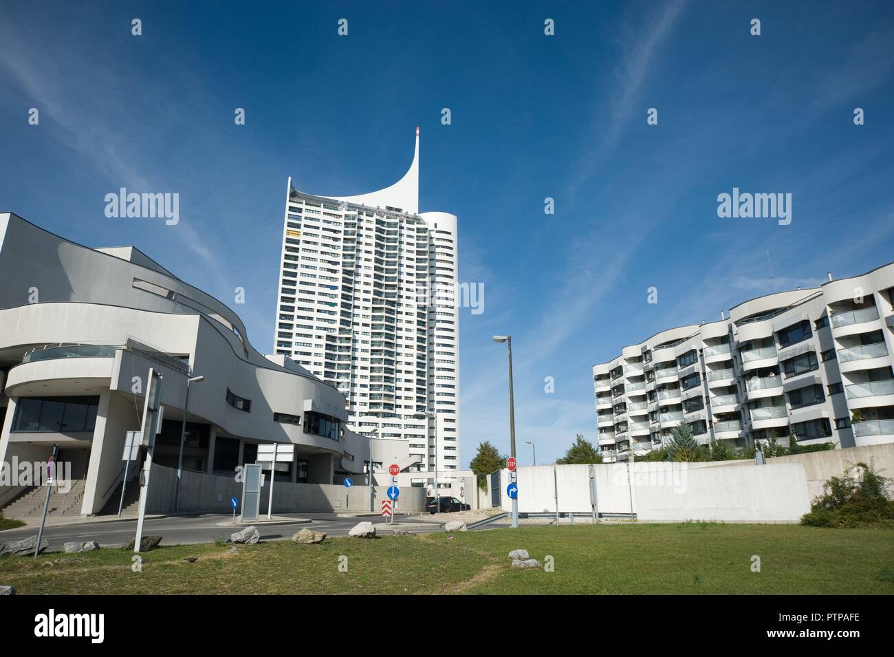 Wien, Seidler-Tower, Architekt Harry Seidler - Vienna, Seidler Tower by Harry Seidler Foto Stock