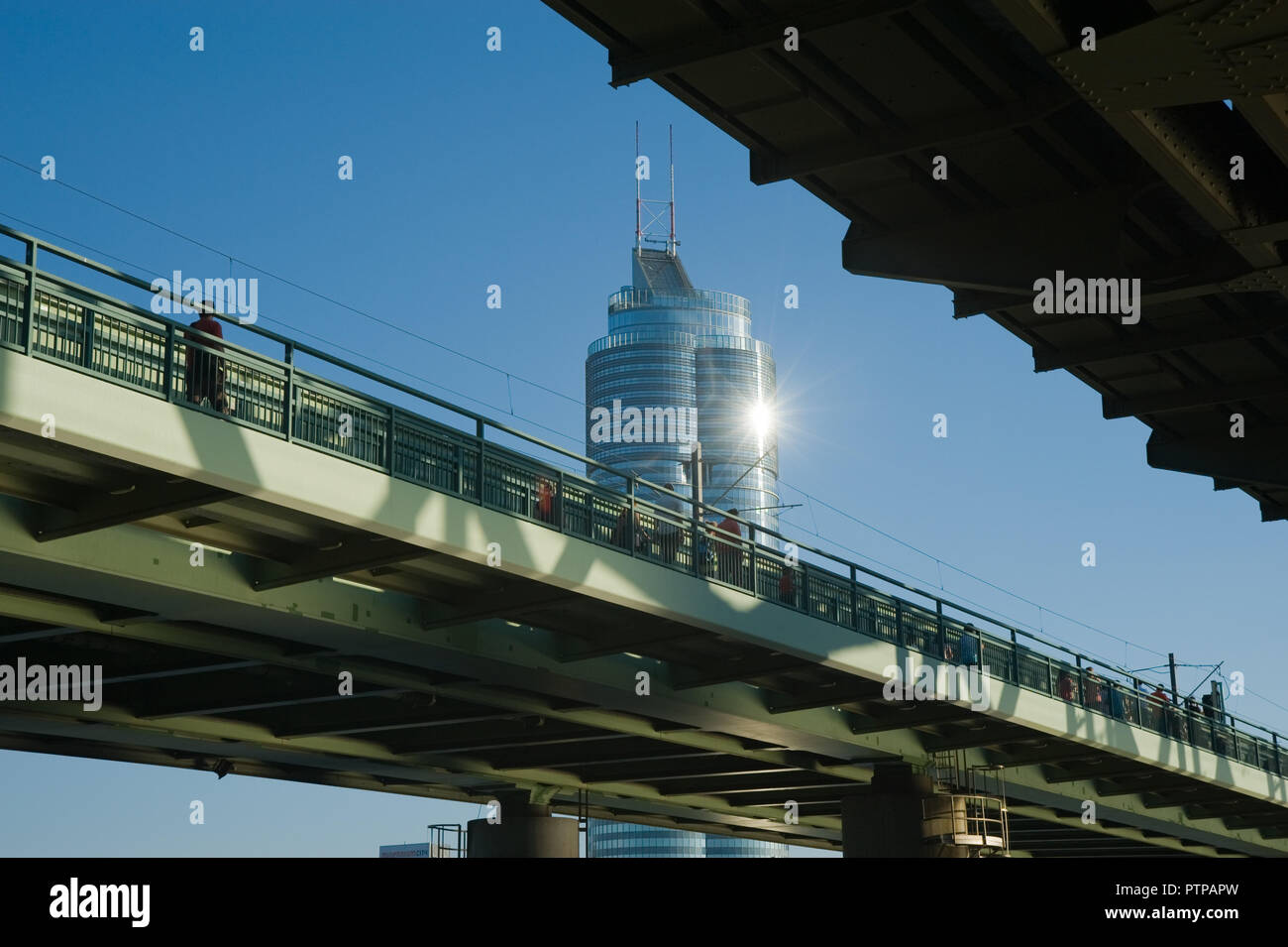 Wien, Donau Foto Stock