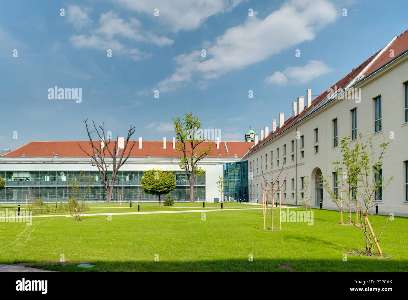 Wien, Zahnklinik im Alten AKH Foto Stock