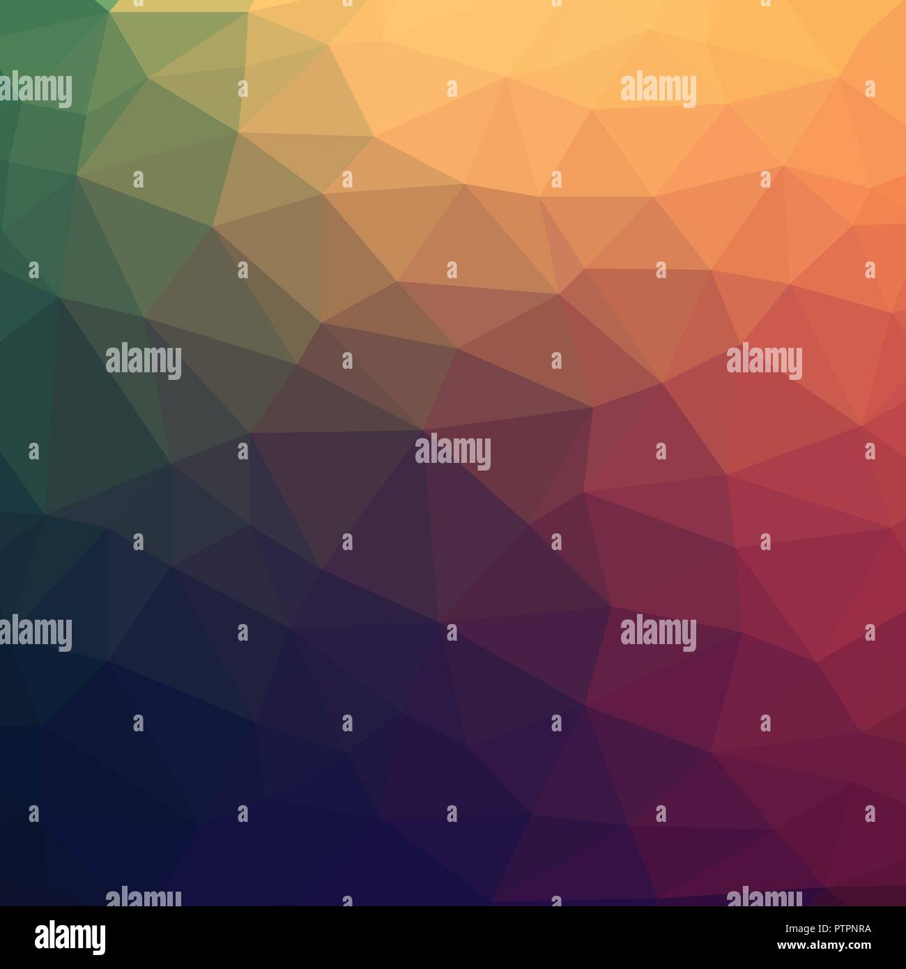 Abstract bassa colorati poli sfondo vettoriale con gradiente di caldo modello futuristico. Illustrazione Vettoriale