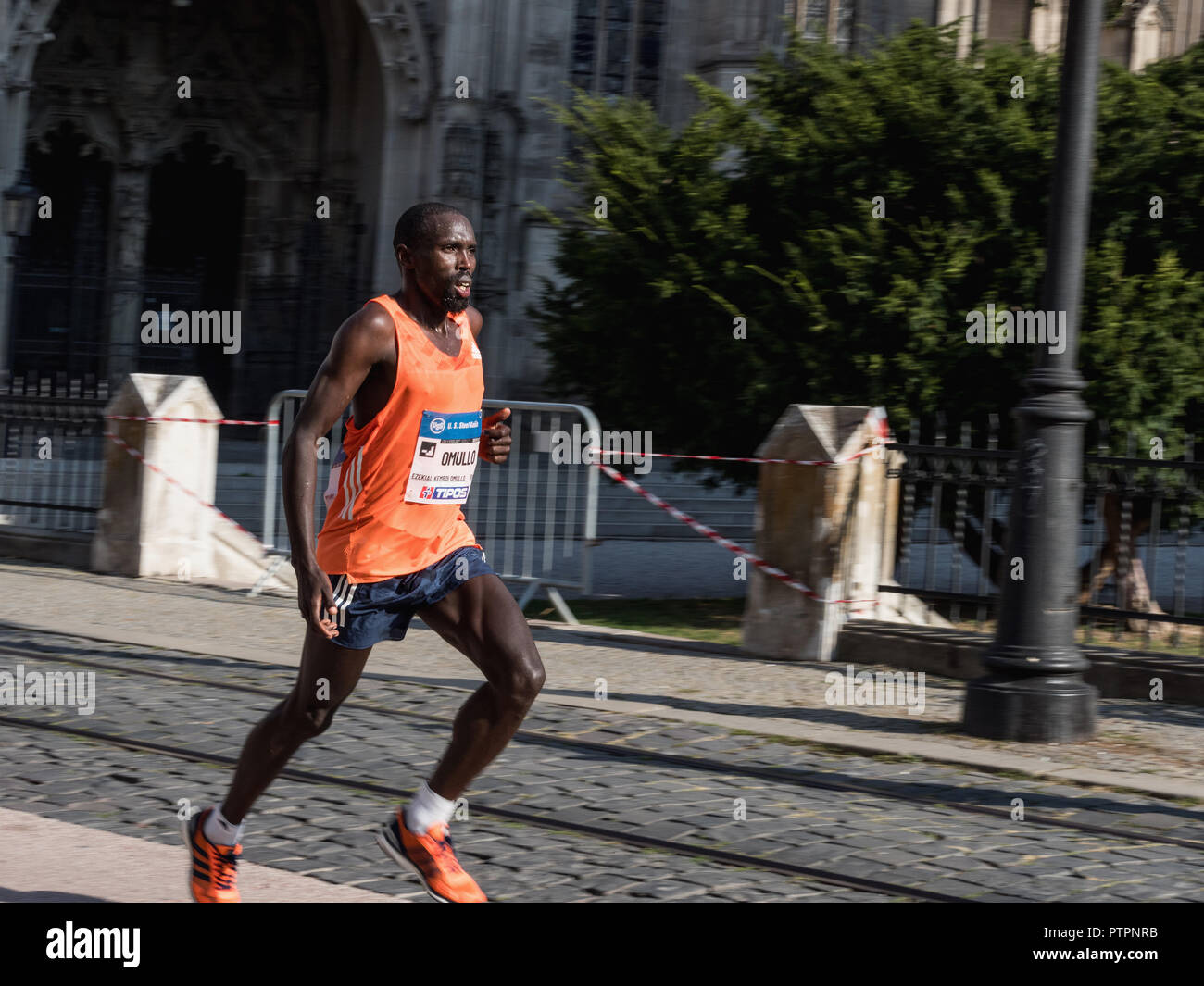 KOSICE, Slovacchia - 6 ottobre 2018. 95 Mezinarodni Maraton Mieru, 95 MMM 2018, Kosice. Ho95 nternational maratona della pace Kosice, la Slovacchia Foto Stock