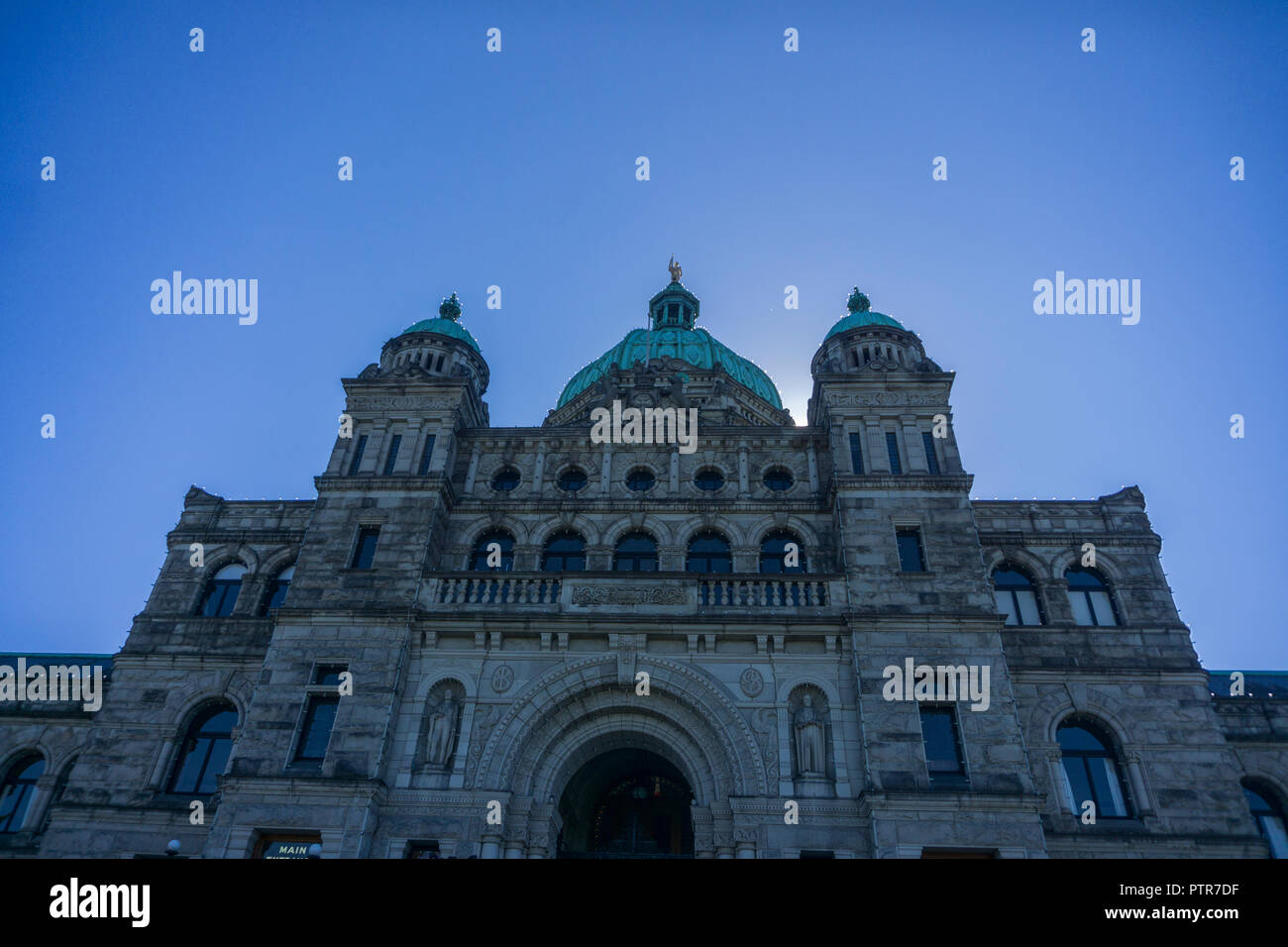 Colombia britannica Parliment edifici di Victoria, Canada Foto Stock