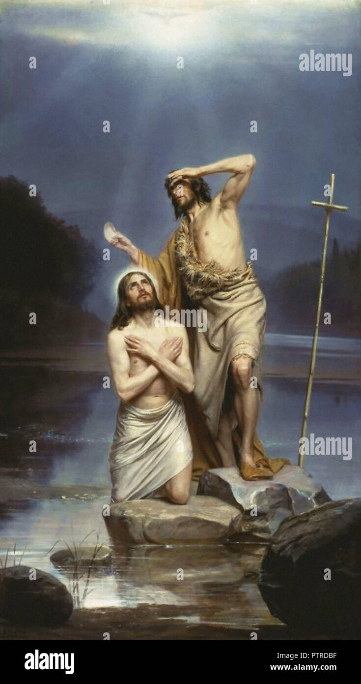 Bloch Carl Bloch's Gesù Cristo Guarigione Cieco Uomo Punto Croce Motivo 