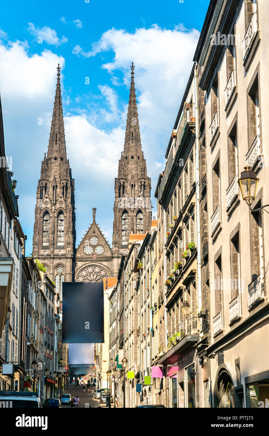 Cattedrale di Nostra Signora dell'assunzione di Clermont-Ferrand Foto Stock