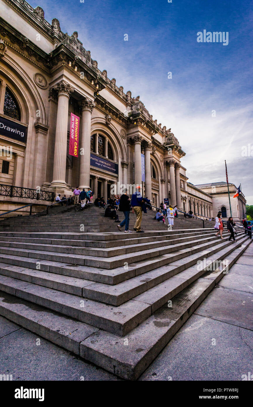 Metropolitan Museum of Art Manhattan   New York New York, Stati Uniti d'America Foto Stock