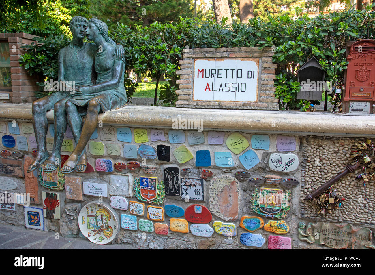 Il Muretto Di Alassio Foto Immagine Stock 221834653 Alamy
