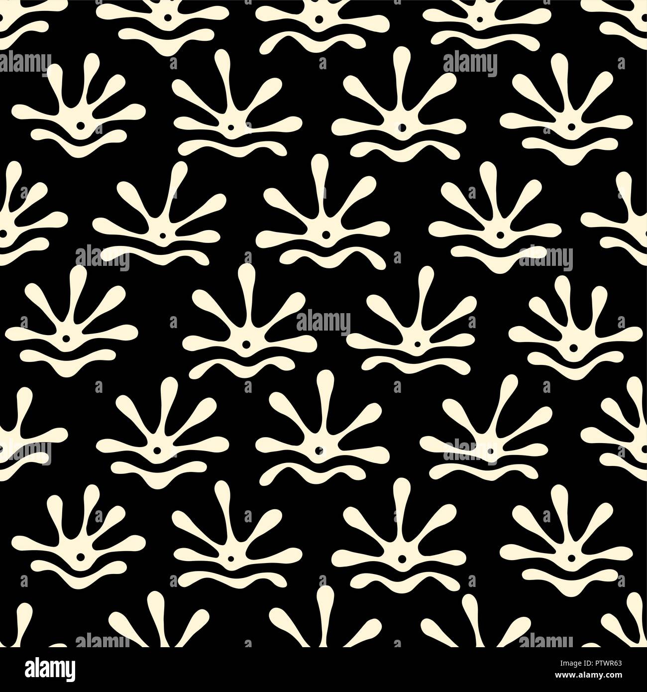 Abstract seamless pattern. Alla moda disegnati a mano sullo sfondo. Utilizzare per tessuto, riempimenti, sfondo della pagina web. Illustrazione Vettoriale