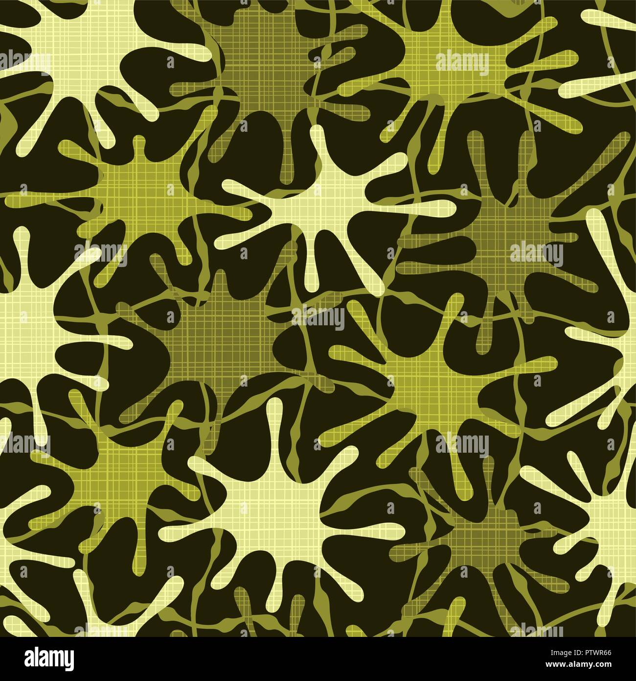 Vettore astratto modello senza giunture. Disegnata a mano sullo sfondo. Utilizzare per il disegno di tessuto, riempimenti, sfondo della pagina web. Illustrazione Vettoriale