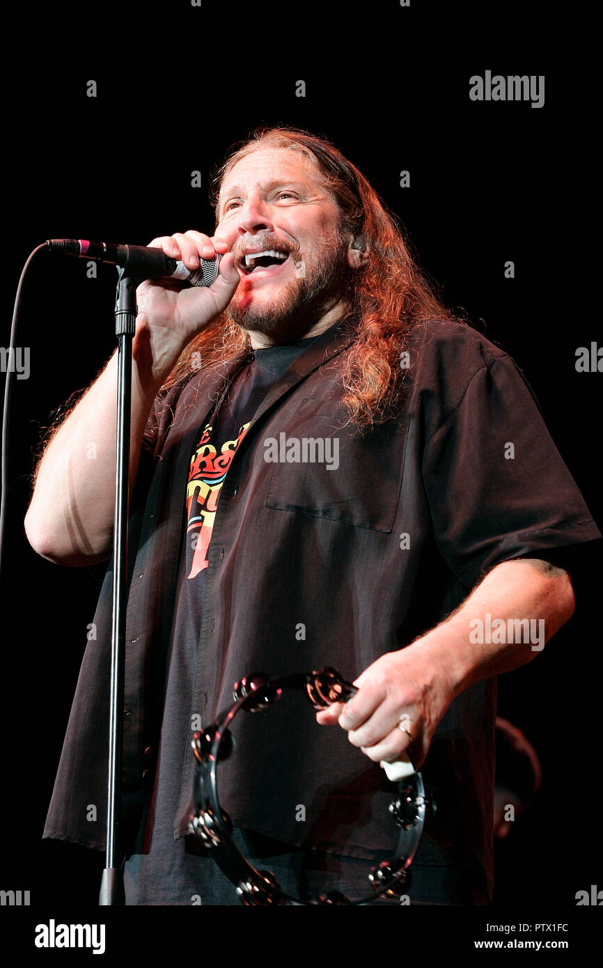 Doug grigio con la Marshall Tucker band esegue in concerto al Sound Advice Amphitheater di West Palm Beach, Florida il 12 maggio 2007. Foto Stock