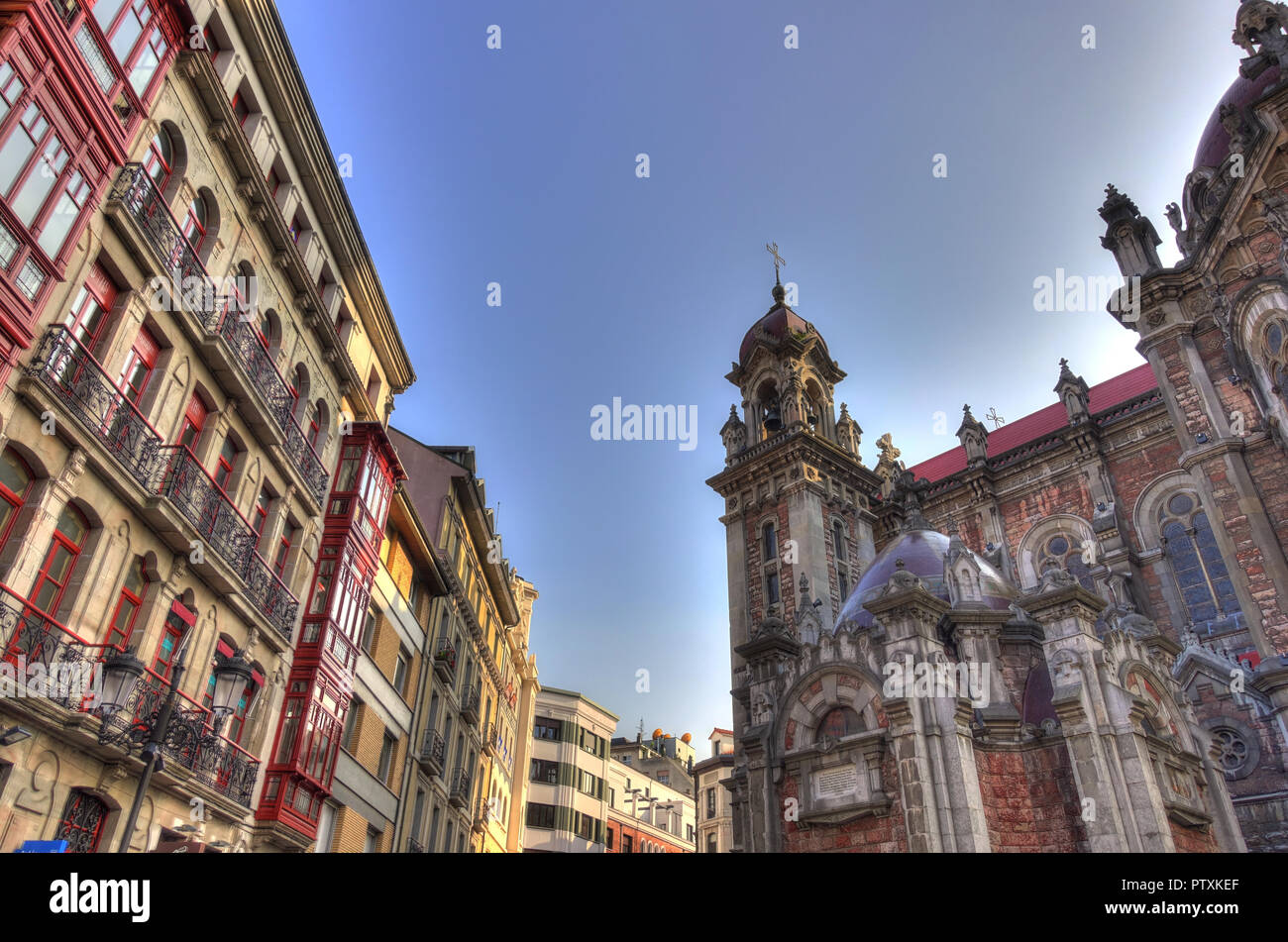 Oviedo, capitale delle Asturie, Spagna Foto Stock