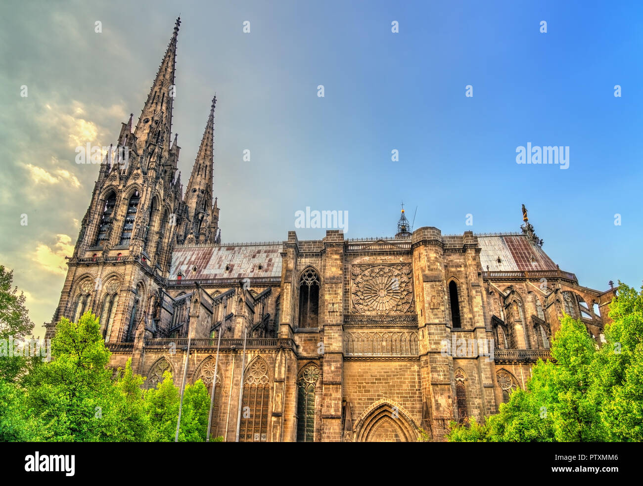 Cattedrale di Nostra Signora dell'assunzione di Clermont-Ferrand Foto Stock