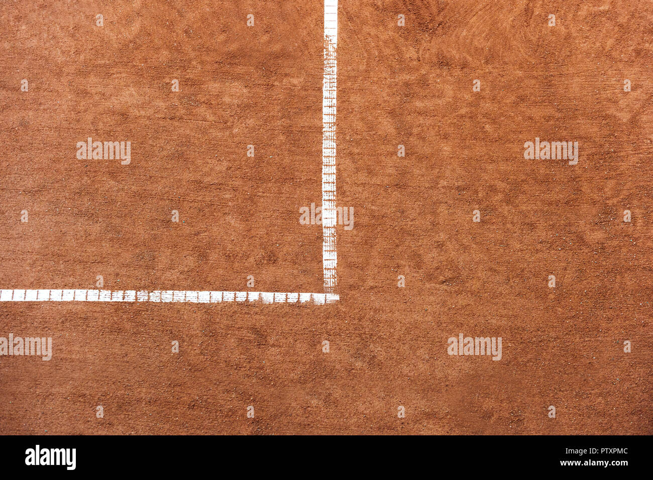 Campo da tennis di sfondo delle linee Foto Stock