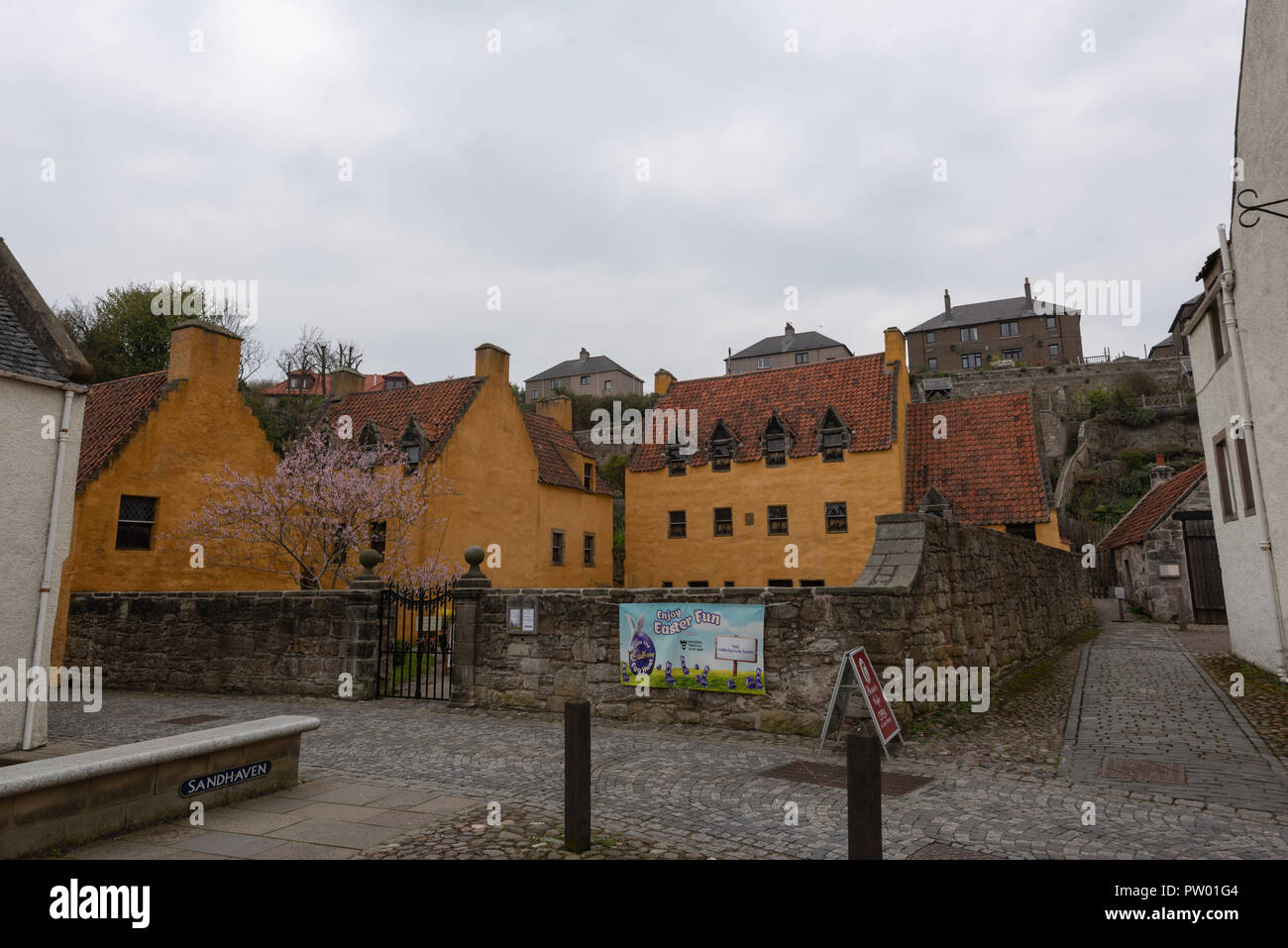 Culross Palace e Royal Burgh di Culross, Fife, Dunfermline, Scotland, Regno Unito Foto Stock