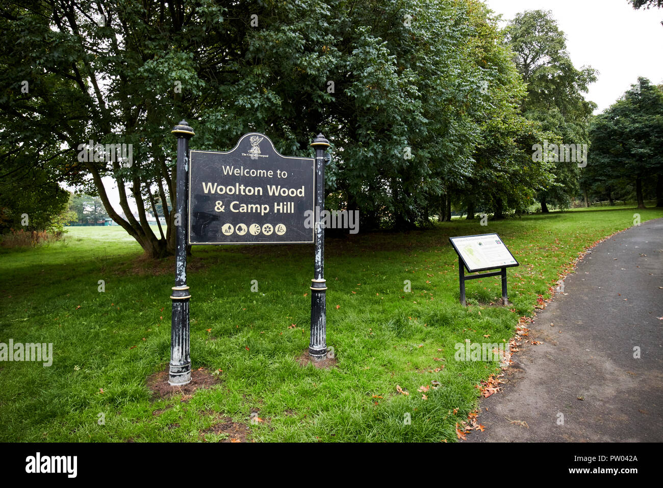 Woolton legno e camp hill Liverpool Merseyside England Regno Unito Foto Stock