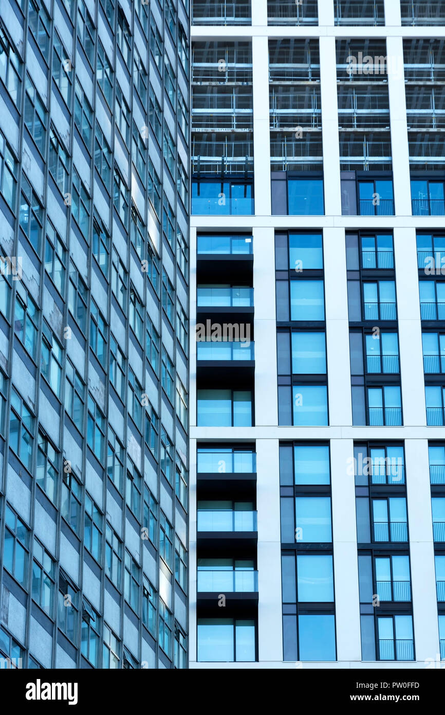Edifici moderni a Londra città ( Londra - Regno Unito ) Foto Stock