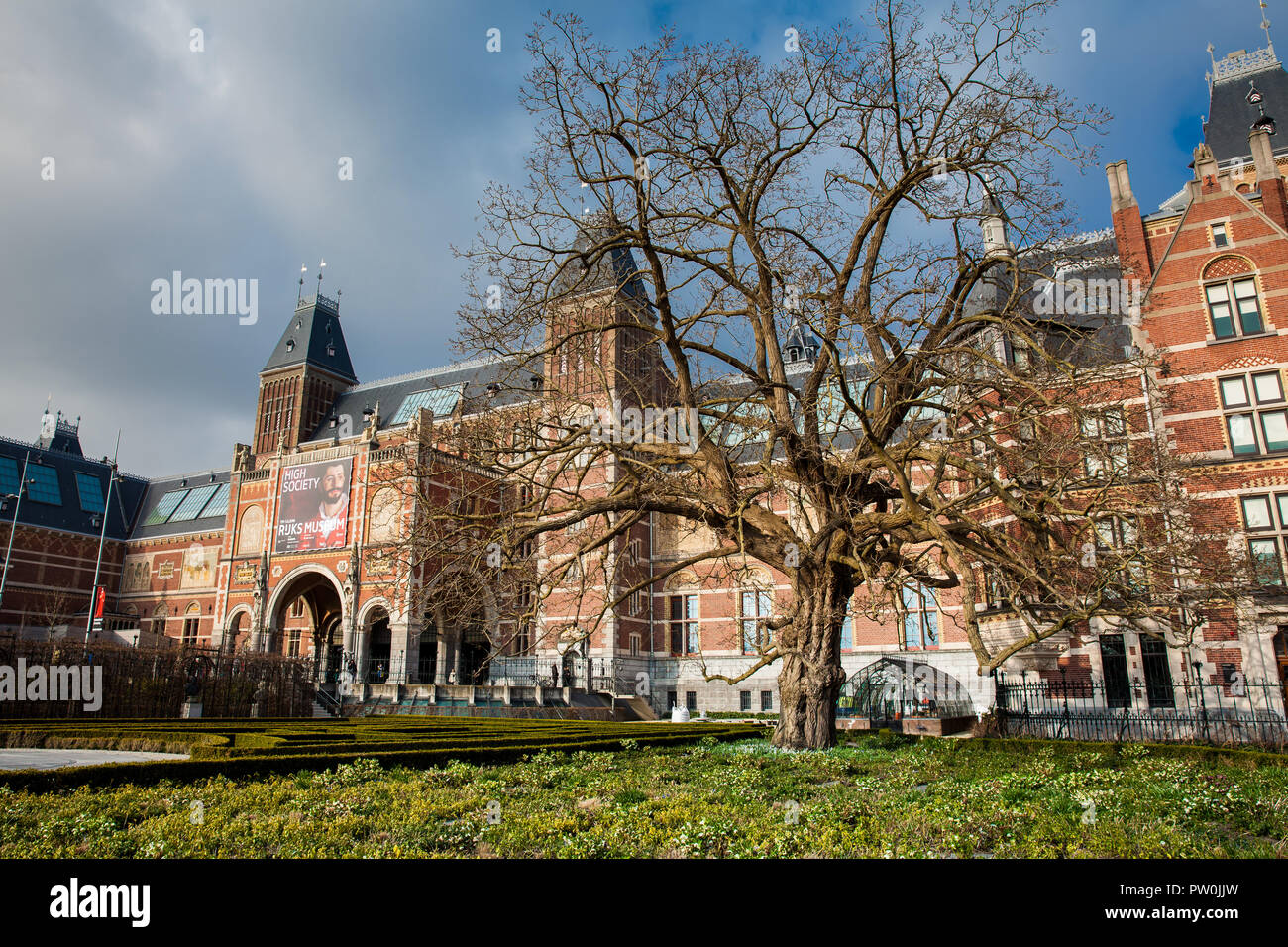 Il museo nazionale dei giardini si trova a piazza dei musei di Amsterdam Foto Stock