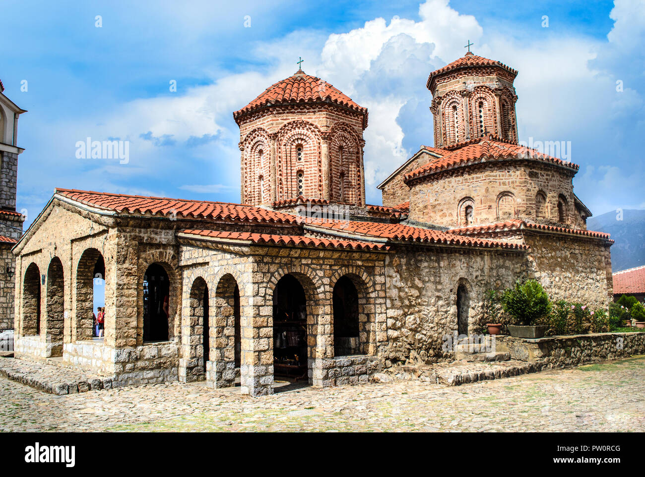 Monastero di San Naum Foto Stock