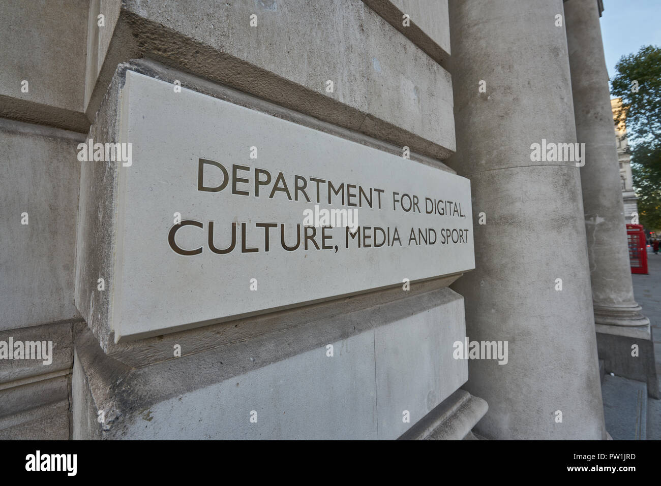 Dipartimento per la cultura digitale, mezzi di informazione e lo sport Foto Stock