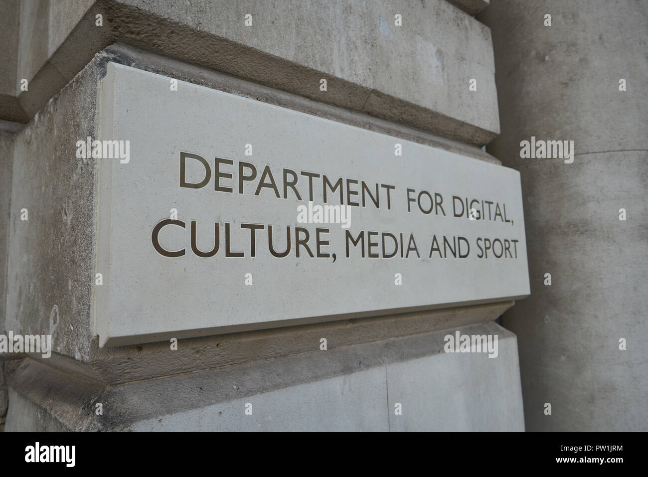 Dipartimento per la cultura digitale, mezzi di informazione e lo sport Foto Stock