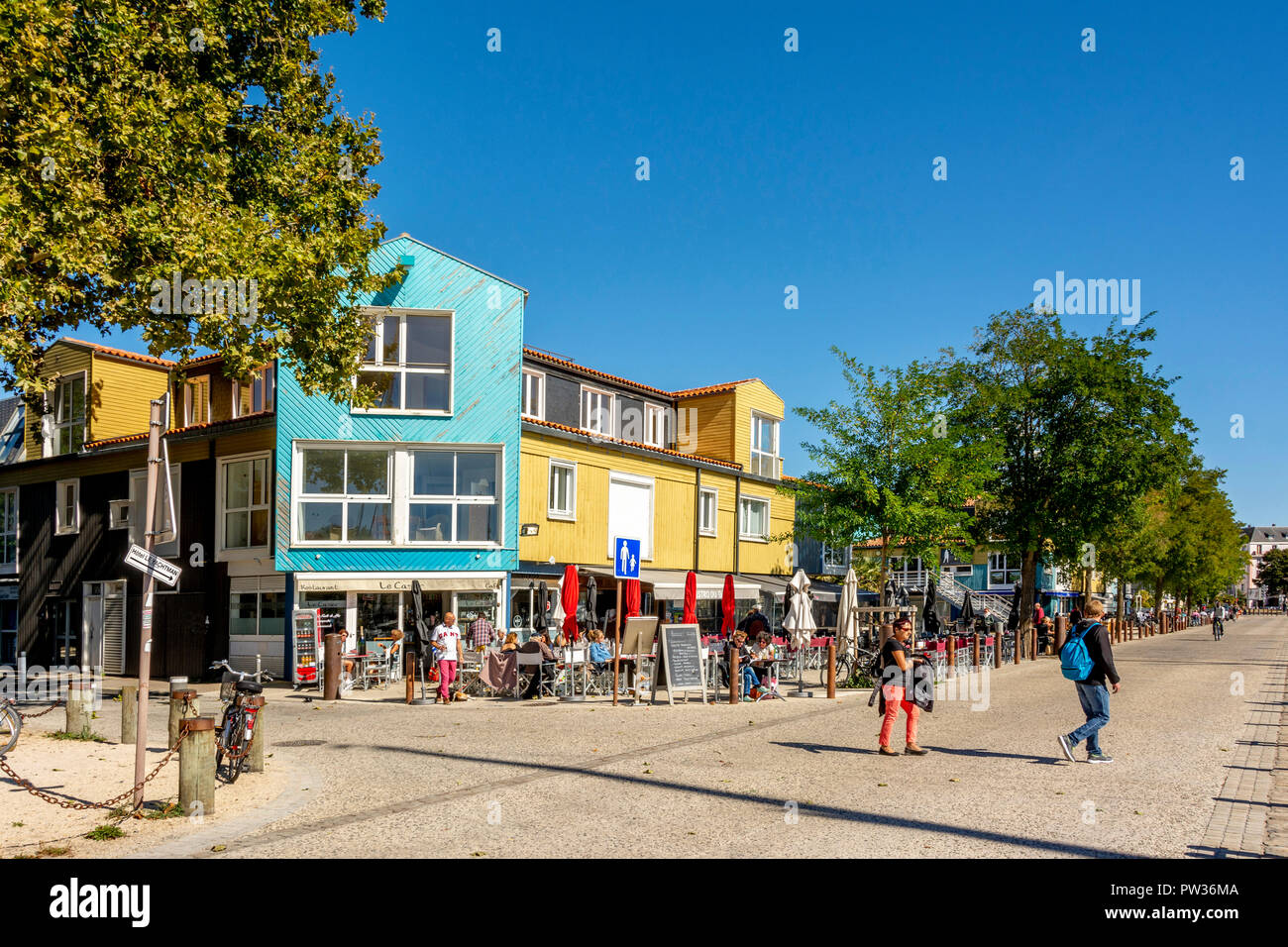 Le Garbut, distrcit vicino al porto di La Rochelle , Charente Maritime, Nouvelle-Aquitaine, Francia Foto Stock