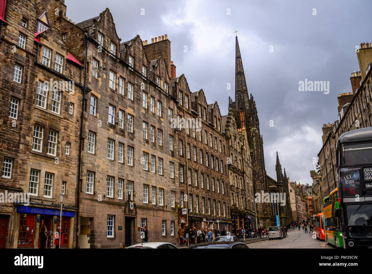 Il mozzo, Assembly Hall, Royal Mile di Edimburgo, Scozia, Regno Unito Foto Stock