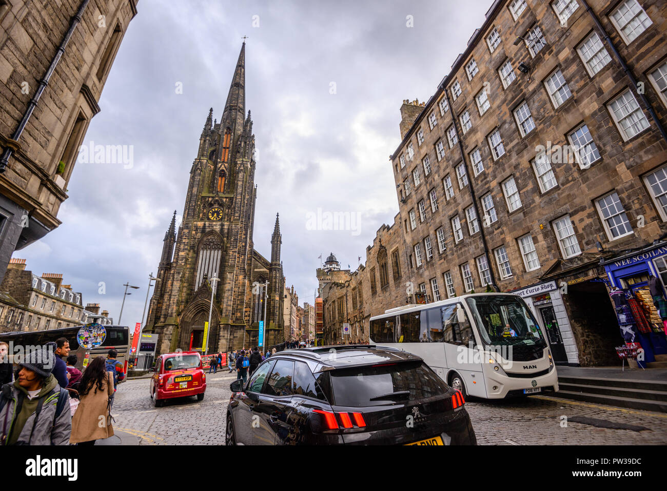 Il mozzo, Assembly Hall, Royal Mile di Edimburgo, Scozia, Regno Unito Foto Stock