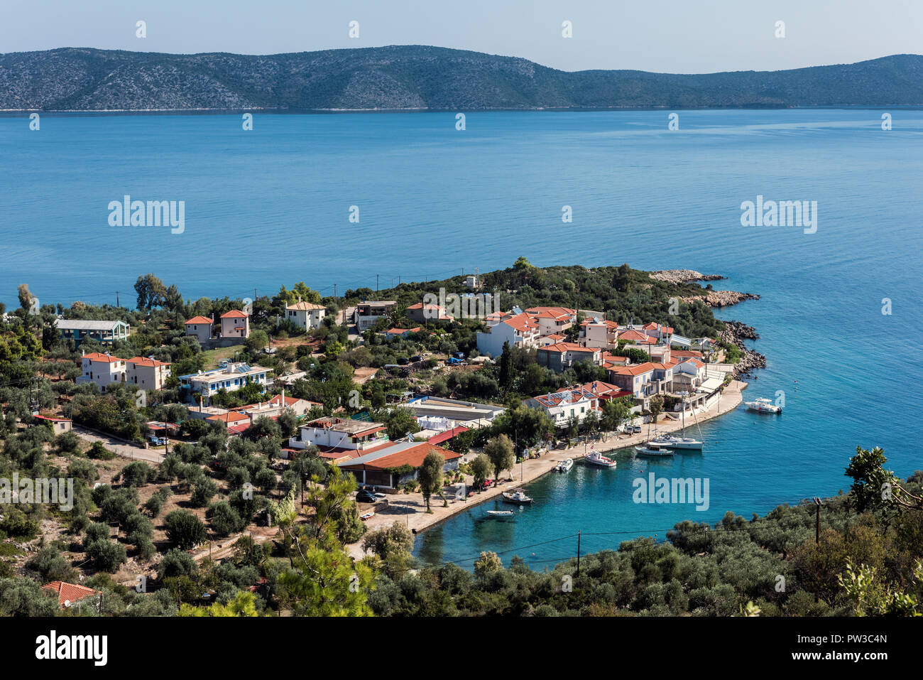 Steni Vala, Alonissos, Isole Sporadi Grecia. Foto Stock