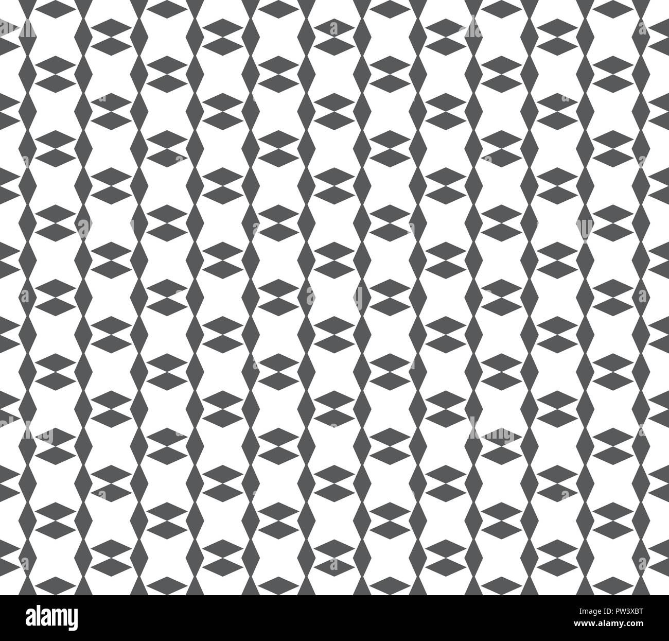 Geometrica astratta Seamless pattern . Geometrica ripetizione in bianco e nero la texture. decorazione geometrica Illustrazione Vettoriale