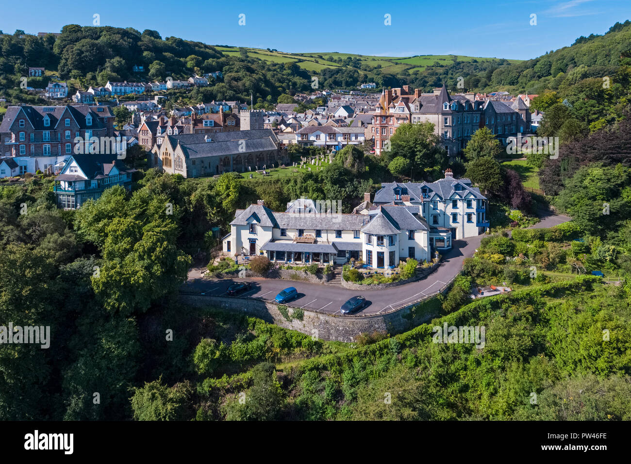 Regno Unito, Inghilterra, Exmoor, Devon, Lynton Foto Stock