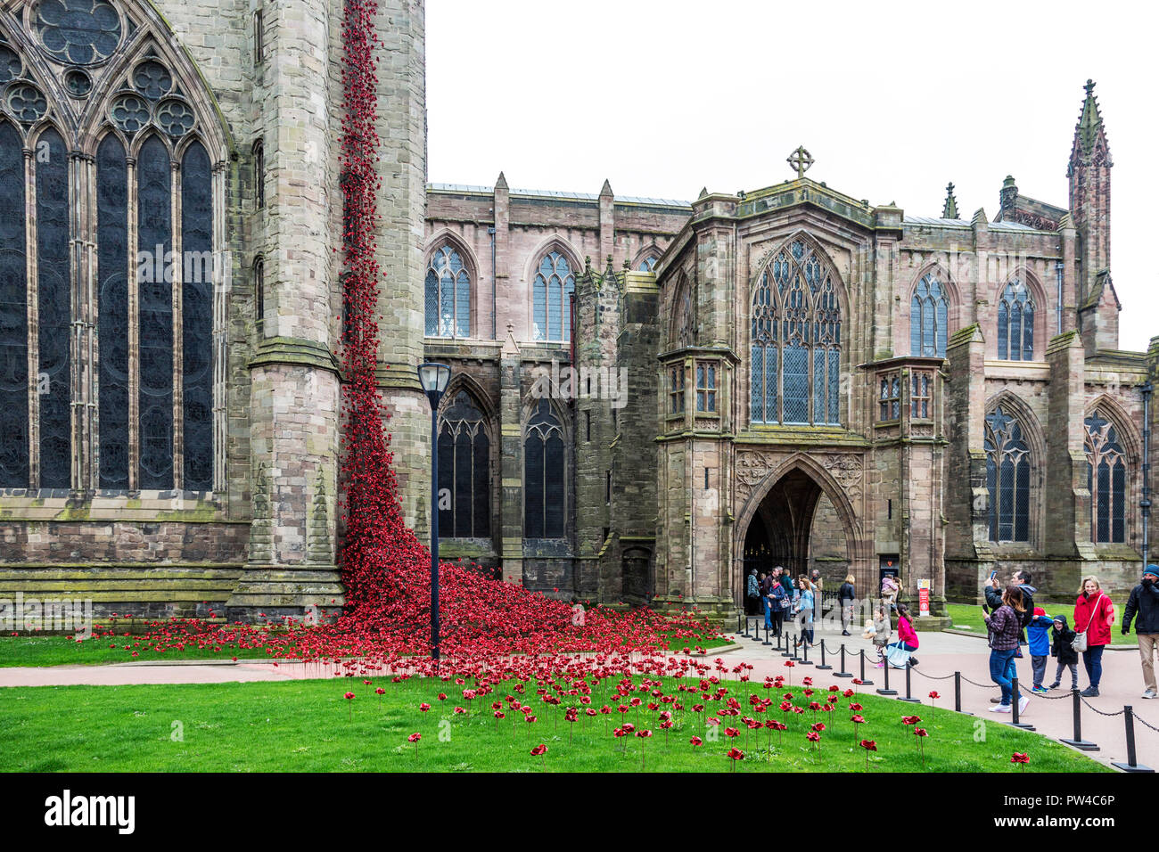 Finestra di pianto, Cattedrale di Hereford Foto Stock