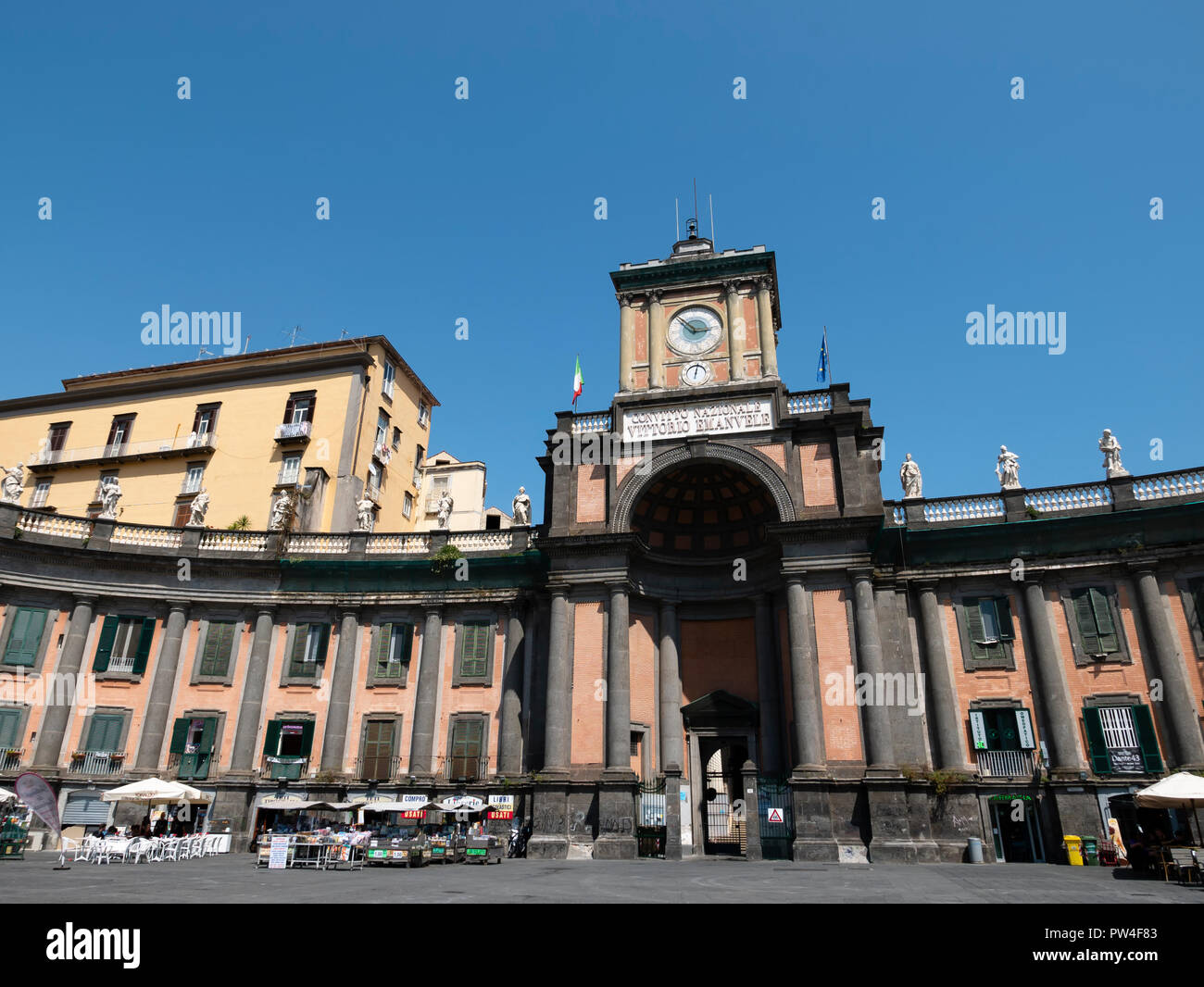 Piazza Dante, Napoli, campania, Italy. Foto Stock