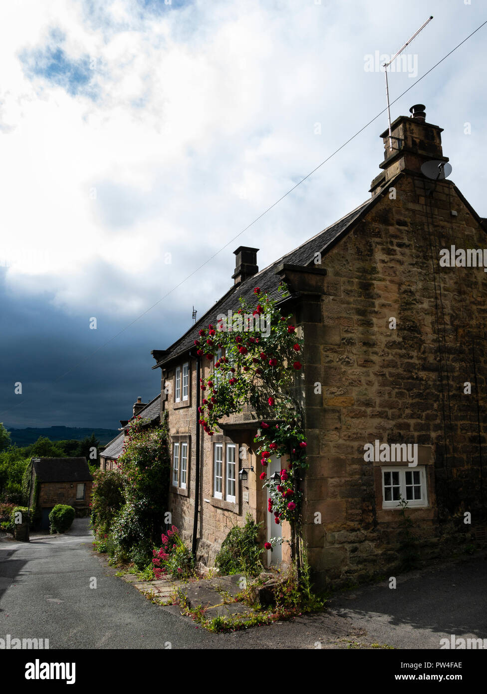 Stanton in picco, Parco Nazionale di Peak District, Derbyshire, Inghilterra, Regno Unito. Foto Stock