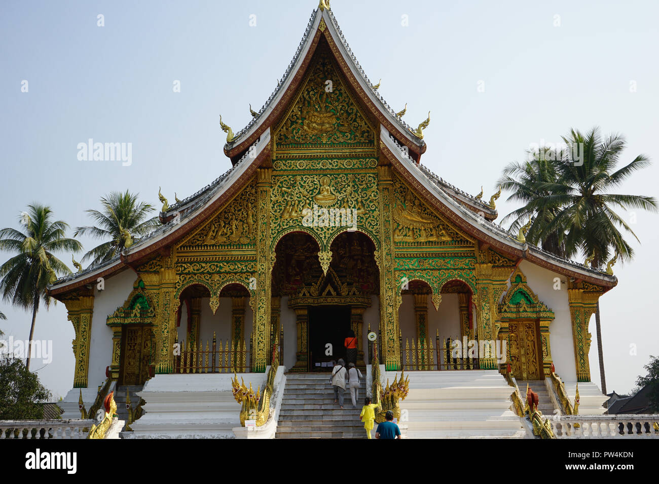 Ho Phra Bang, der königliche Tempel, Luang Prabang, Laos, Asien Foto Stock