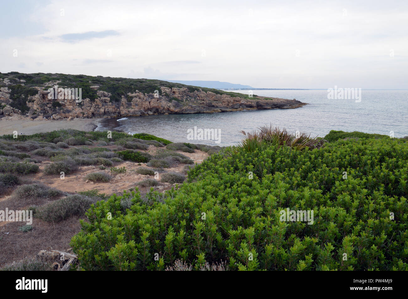 Calamosche, Vendicari riserva naturale, Sicilia Italia Foto Stock