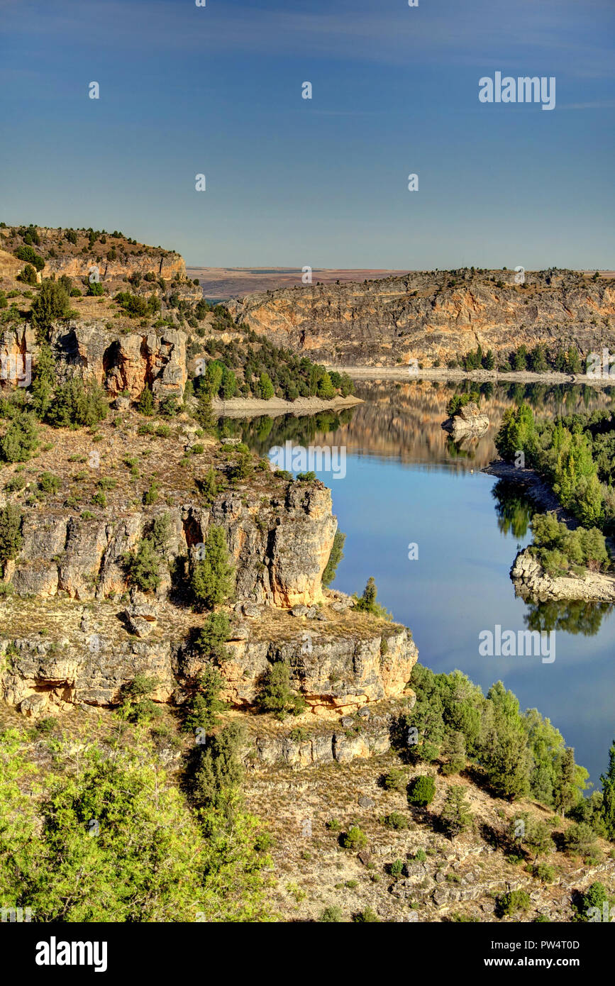 Parco nazionale del fiume Duraton, Castilla, Spagna Foto Stock