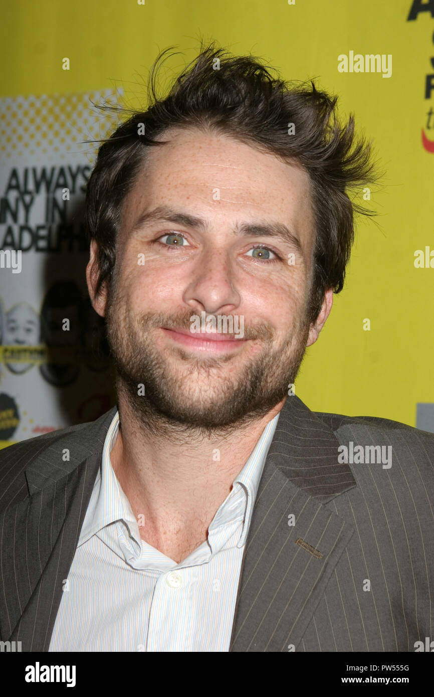 Charlie giorno 09/10/08 ''è sempre il sole a Philadelphia' Stagione 4 Premiere e stagione 3 DVD Launch Party' @ Stk/Coco de Ville, West Hollywood Foto di Megumi Torii/HNW / PictureLux Riferimento File # 33683 145HNWPLX Foto Stock