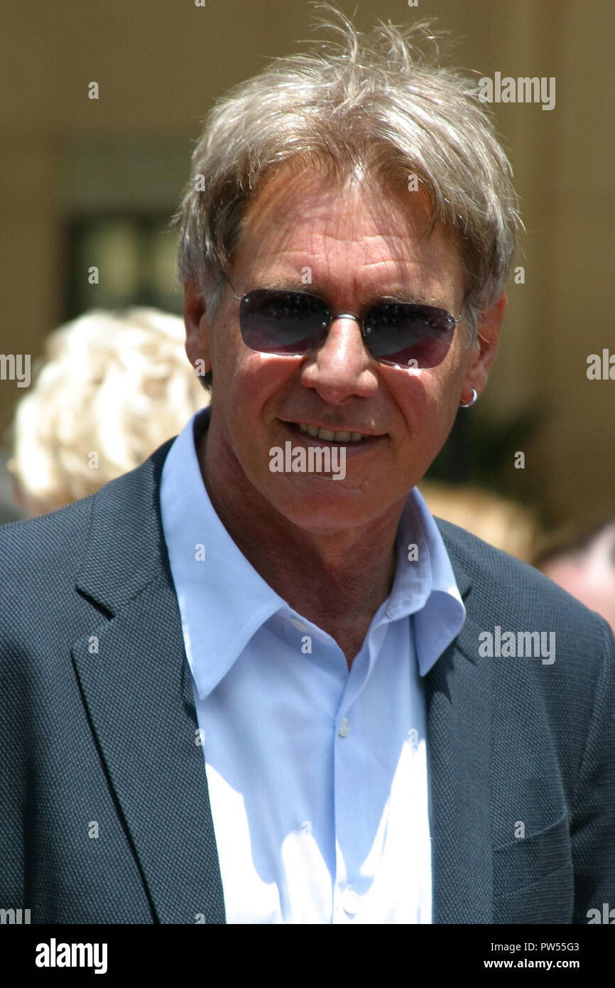 Harrison Ford 30/05/03 Harrison Ford Walk of Fame cerimonia @ 6801 Hollywood Blvd,Hollywood Foto di Kazumi Nakamoto/Hollywood News il filo di riferimento del file # 33683 353HNWPLX Foto Stock