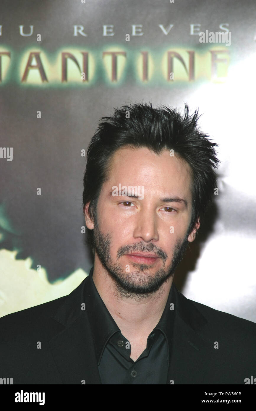 Keanu Reeves 16/02/05 Costantino @ Grauman's Chinese Theater, Hollywood Foto di Akira Shimada/Hollywood News il filo di riferimento del file # 33683 565HNWPLX Foto Stock