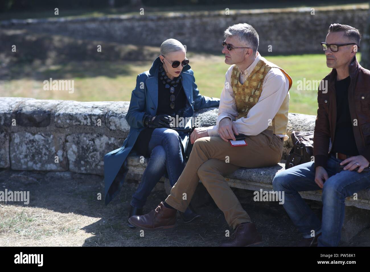 Stile ed eleganza al Château de Neuville in Gambais (78) - Francia. Foto Stock