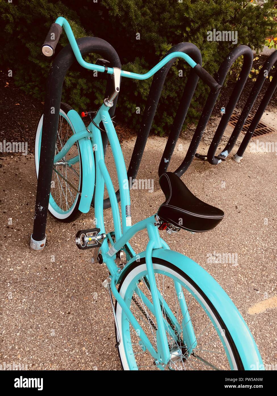 Blue bike-bici Foto Stock