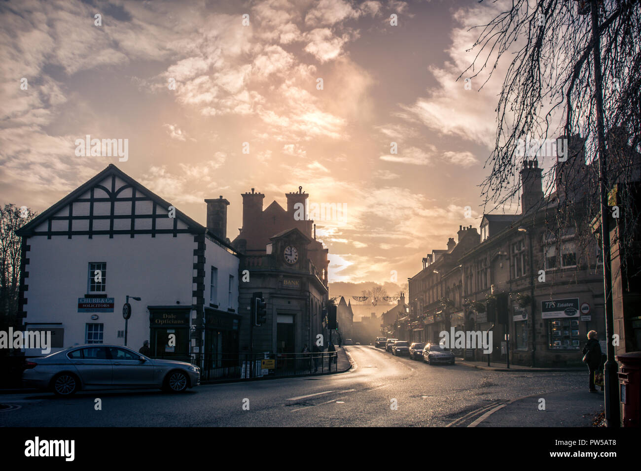 Matlock Town Foto Stock