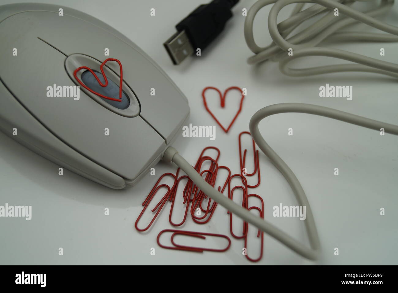 Amore in ufficio Foto Stock