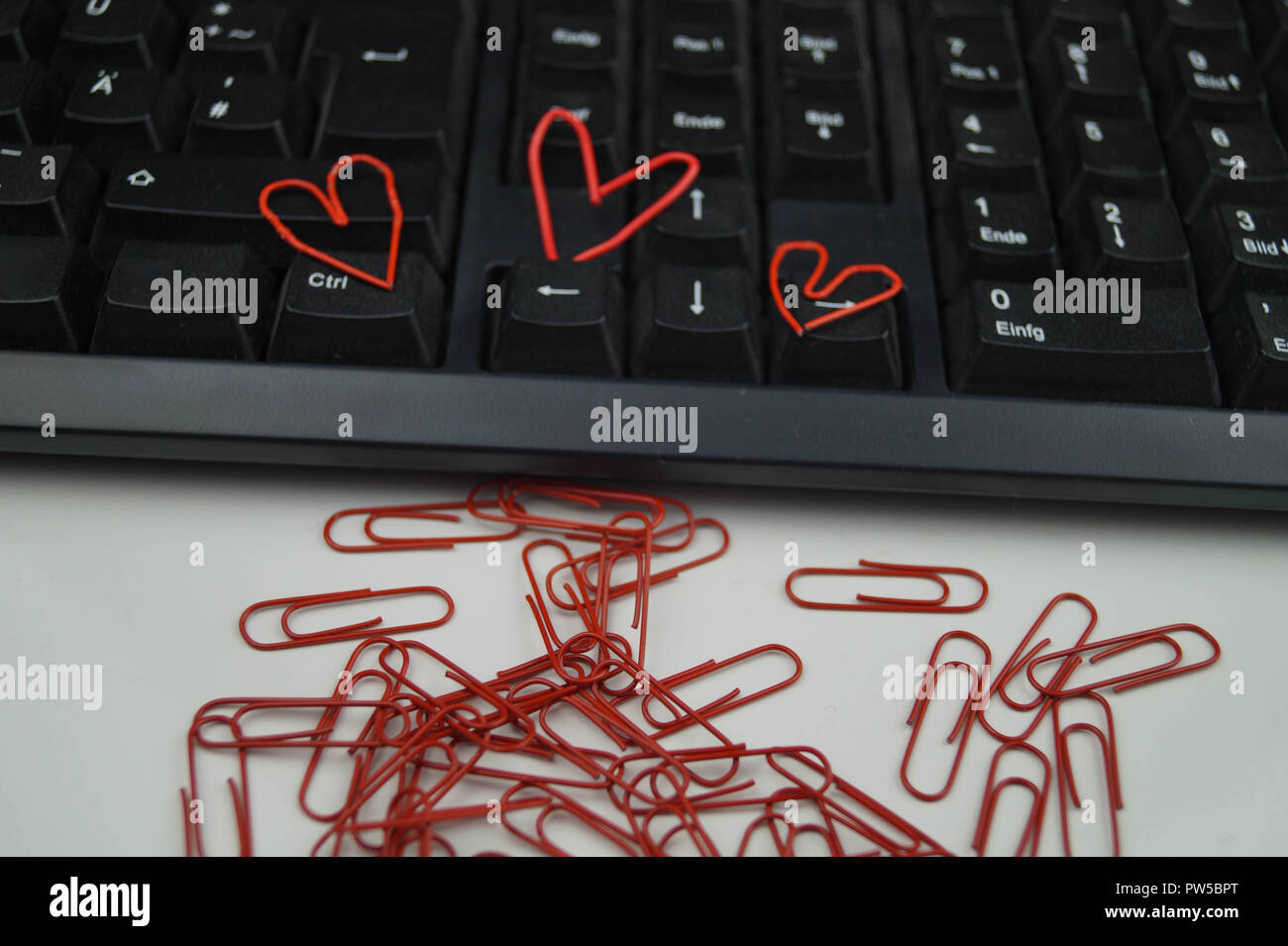 Amore in ufficio Foto Stock