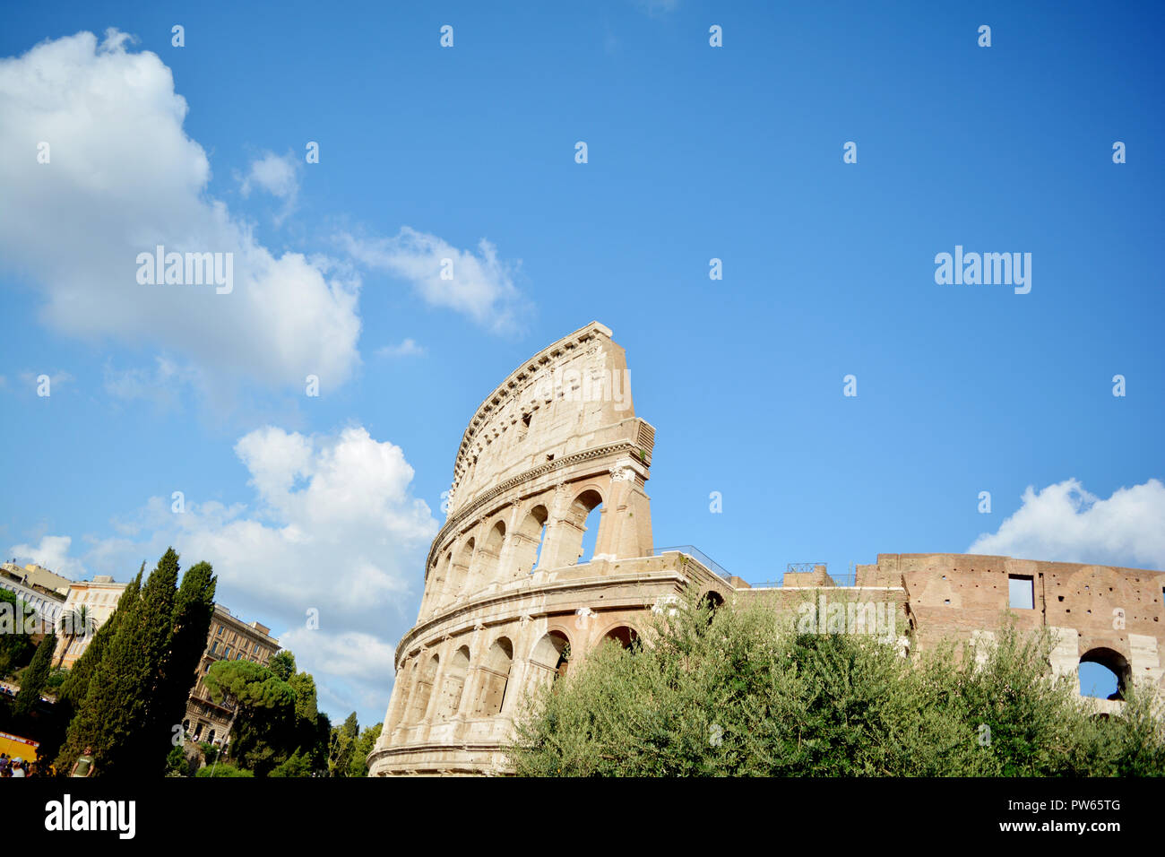 Colosseo, Roma Foto Stock