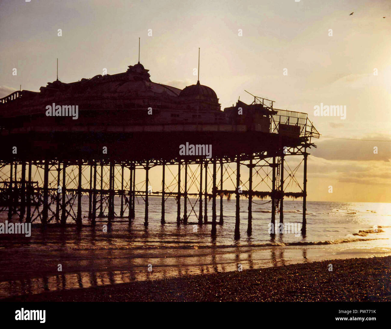 Molo Ovest di Brighton Foto Stock