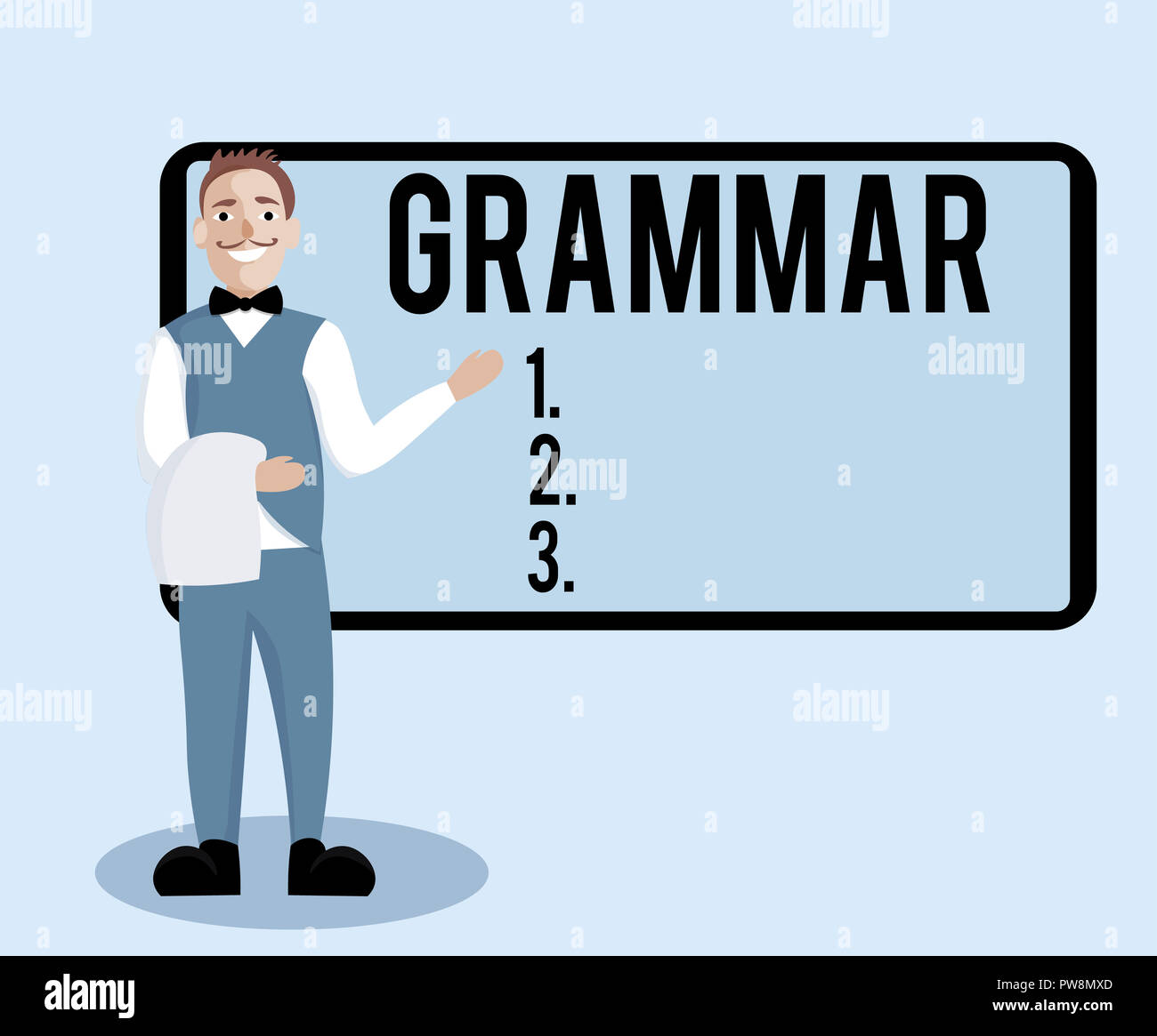 Conceptual la scrittura a mano che mostra la grammatica. Business photo sistema di testo e la struttura di una lingua corretta corretta scrittura delle regole. Foto Stock