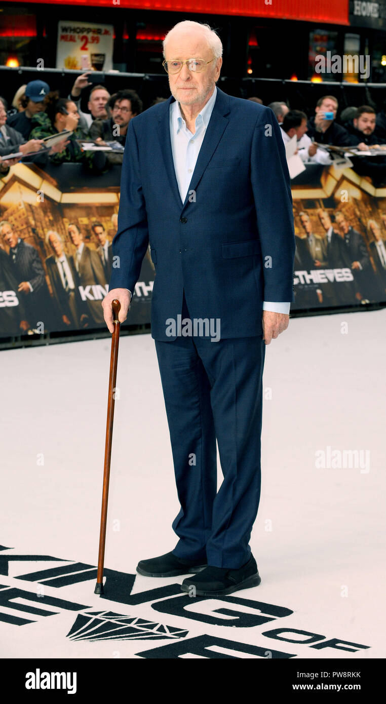 "Re di ladri' Premiere - Arrivi con: Sir Micahel Caine dove: Londra, Regno Unito quando: 12 set 2018 Credit: WENN.com Foto Stock